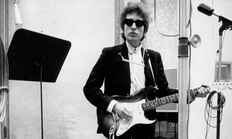 Dylan in the studio in 1965, his ‘creative apex’.