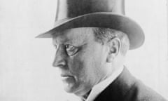 Author Henry James in top hat