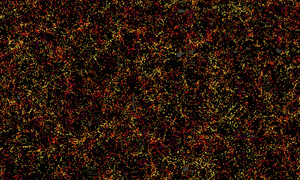 Damien Hirst spot painting on acid or the largest 3D map of Universe yet created?