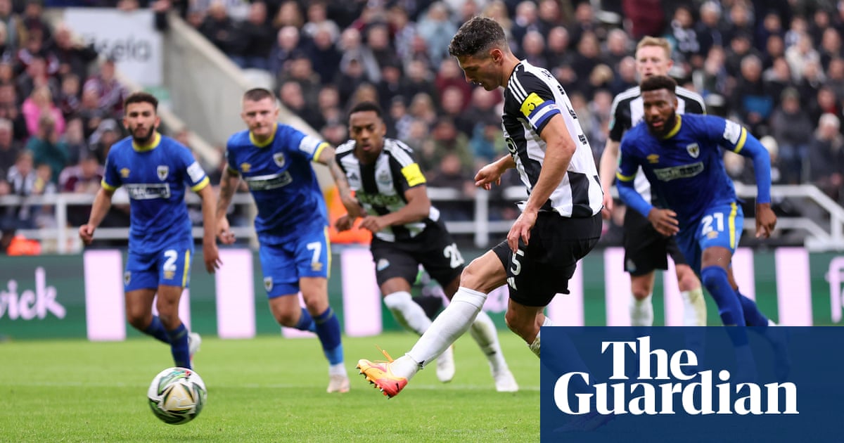 Newcastle United Beat AFC Wimbledon 1-0