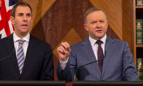 Jim Chalmers and Anthony Albanese