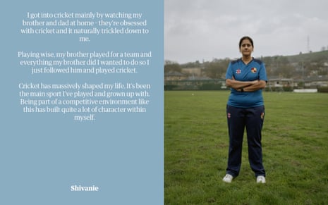 Shivanie of Bradford Park Avenue Ladies Cricket Club.