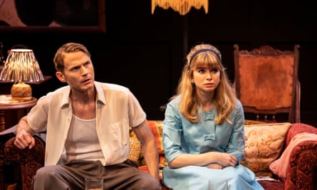 Charles Aitken as Nick and Gina Bramhill as Honey in Who’s Afraid of Virginia Woolf?