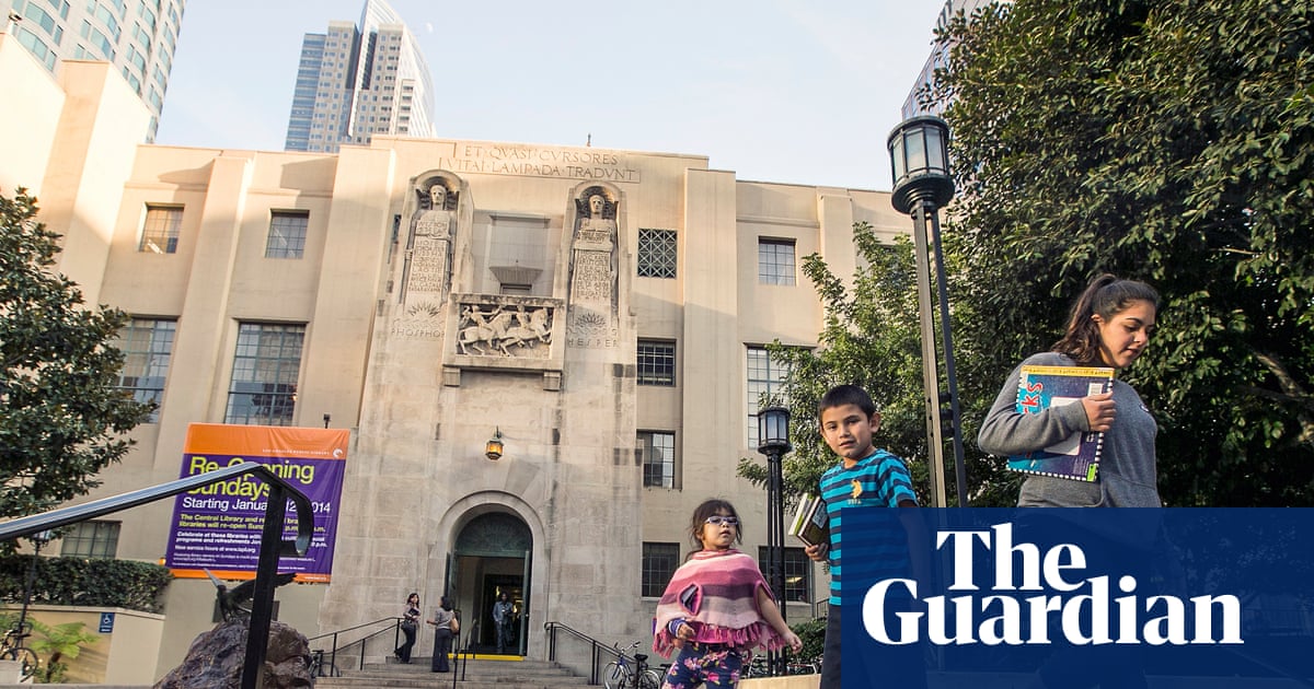 Sphinxes, movie stars and 3m books: inside Los Angeles’s beloved art deco library