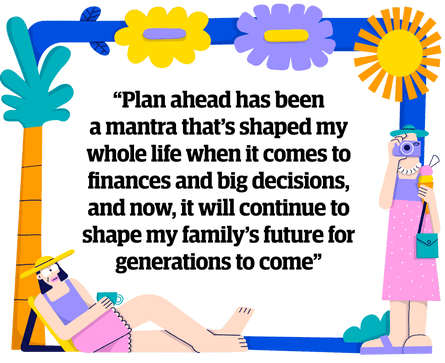 Kutipan: “Merencanakan ke depan telah menjadi mantra yang membentuk seluruh hidup saya dalam hal keuangan dan keputusan besar, dan sekarang, itu akan terus membentuk masa depan keluarga saya selama beberapa generasi yang akan datang.”