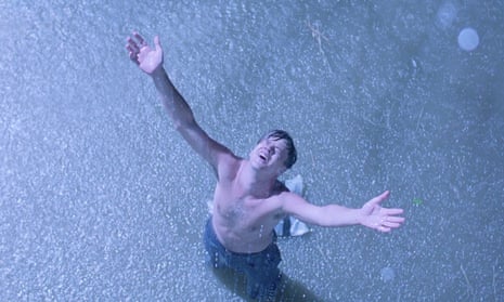 The sweetest feeling … Tim Robbins as Andy Dufresne in The Shawshank Redemption.