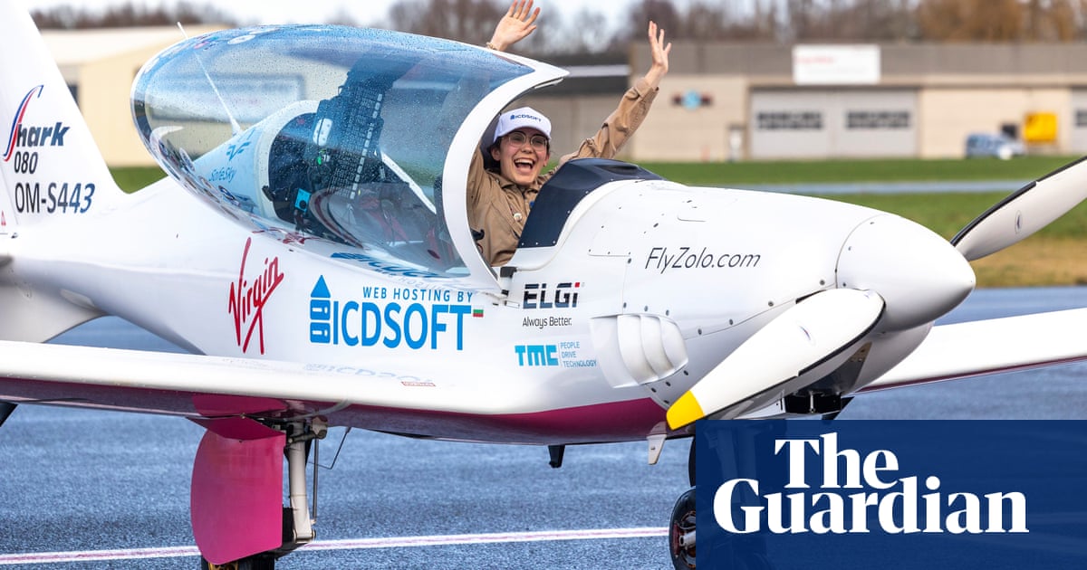Belgian-Briton Zara Rutherford is youngest woman to fly solo around world