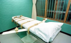 FILES-US-JUSTICE-EXECUTION-TEXAS<br>(FILES) In this file photo taken on February 29, 2000 this photo shows the "death chamber" at the Texas Department of Criminal Justice Huntsville Unit in Huntsville, Texas. - The US state of Texas is to execute a man on November 9, 2022 who was sentenced to death for killing his mother. judge grants him a last-minute reprieve, Tracy Beatty, 61, will be executed by lethal injection at a prison in Huntsville in the southern US state. (Photo by PAUL BUCK / AFP) (Photo by PAUL BUCK/AFP via Getty Images)