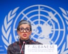 US sanctions against UN official and rights groups violate first amendment, lawsuit claims
