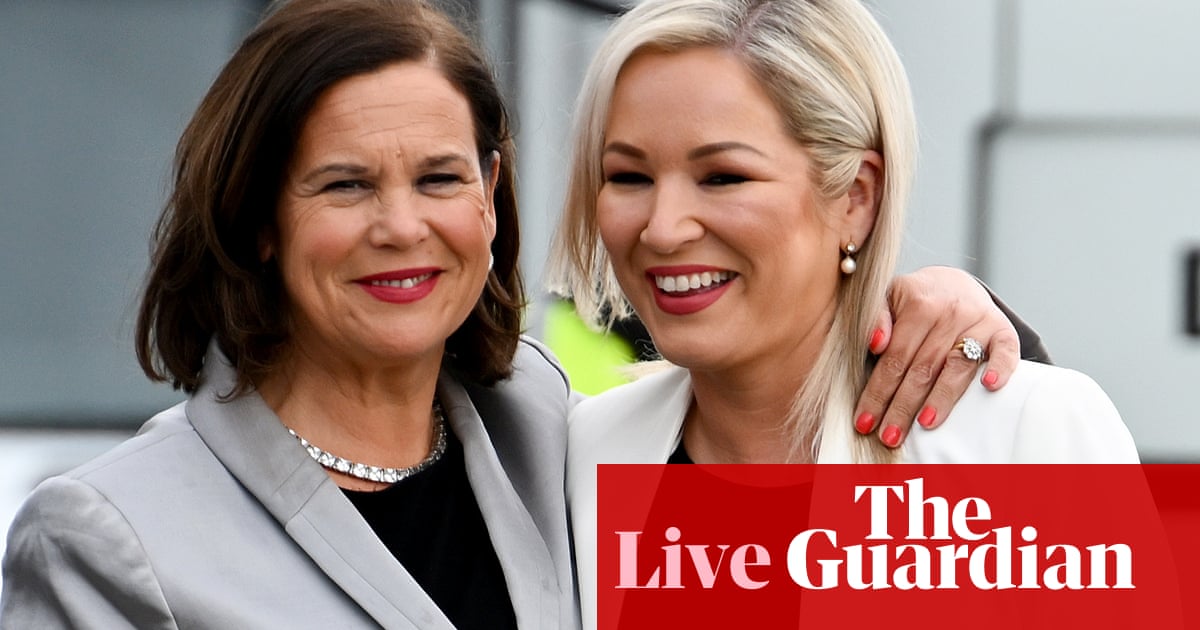 Sinn Féin on track to make history in NI elections; minister defends Johnson after Tory local election losses – UK politics live - The Guardian