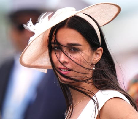 A racegoer pictured on day two of Royal Ascot.
