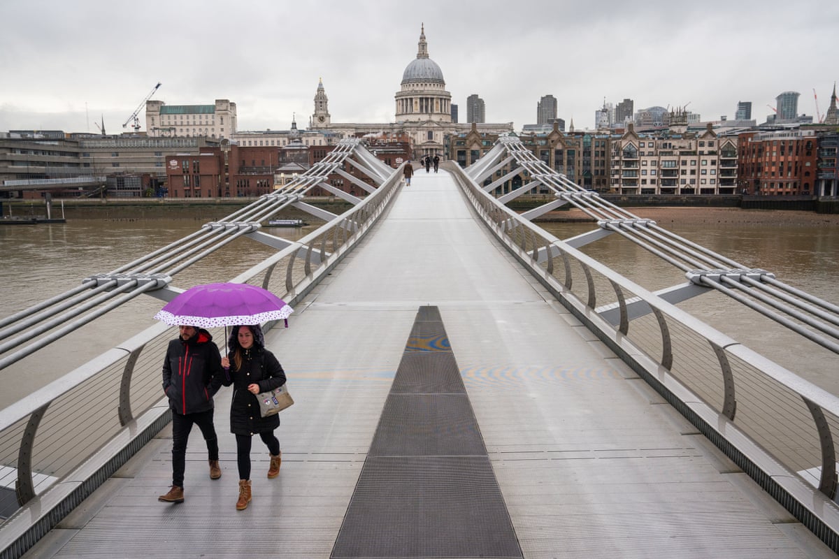 The Millennium Bridge, which opened in 2001.