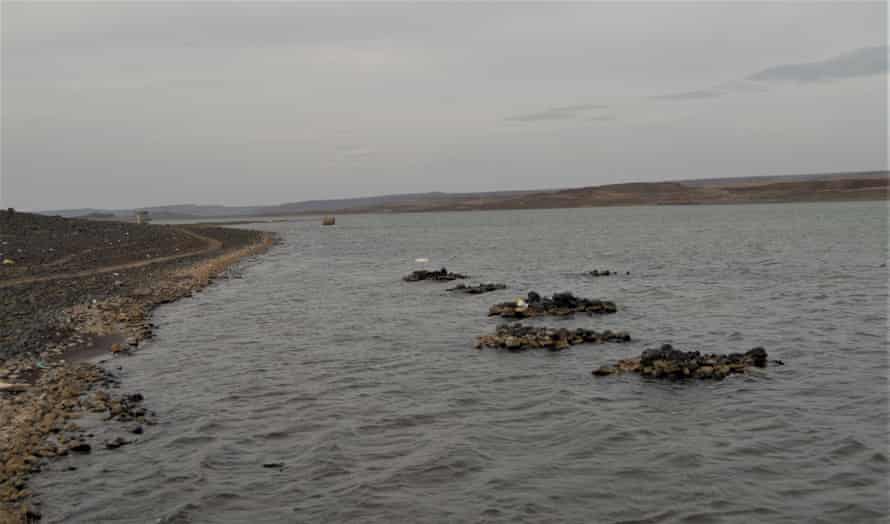 Graves submerged in the waters of Lake Turkana