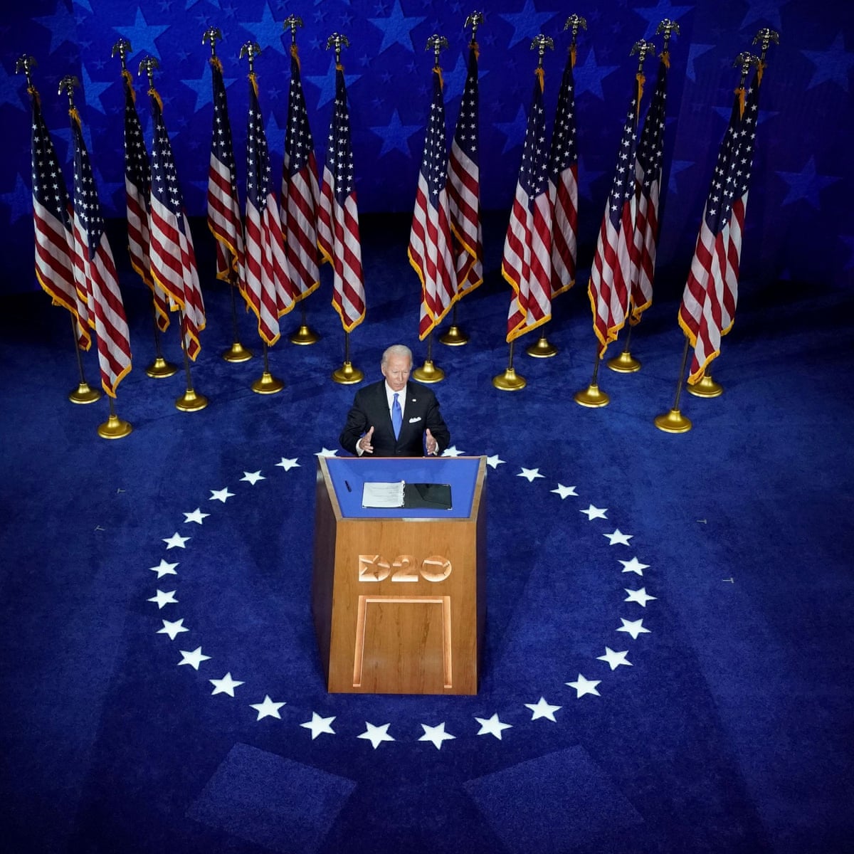 Biden Completes A Comeback For The Ages With Career Defining Speech Us News The Guardian