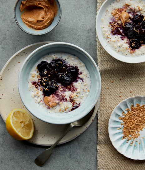 Create a stir: Some, such as Anna Jones, like their porridge topped with nuts, seeds and fruit compote, but others prefer to keep things much more simple.