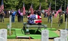 Hundreds attend funeral for US marine who died alone at nursing home