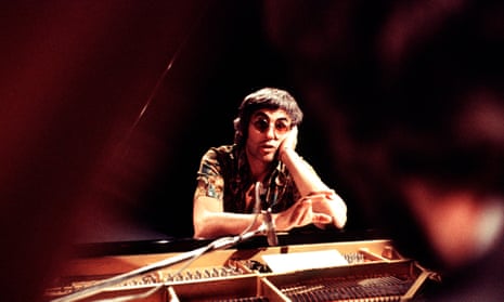 Jazz pioneer … Paul Bley at a TV recording in Denmark in 1975.