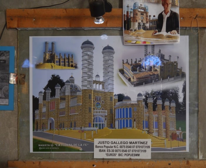 The Spanish Ex Monk On A 56 Year Mission To Build His Own Cathedral World News The Guardian