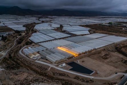 Sunset at Campo de Dalías