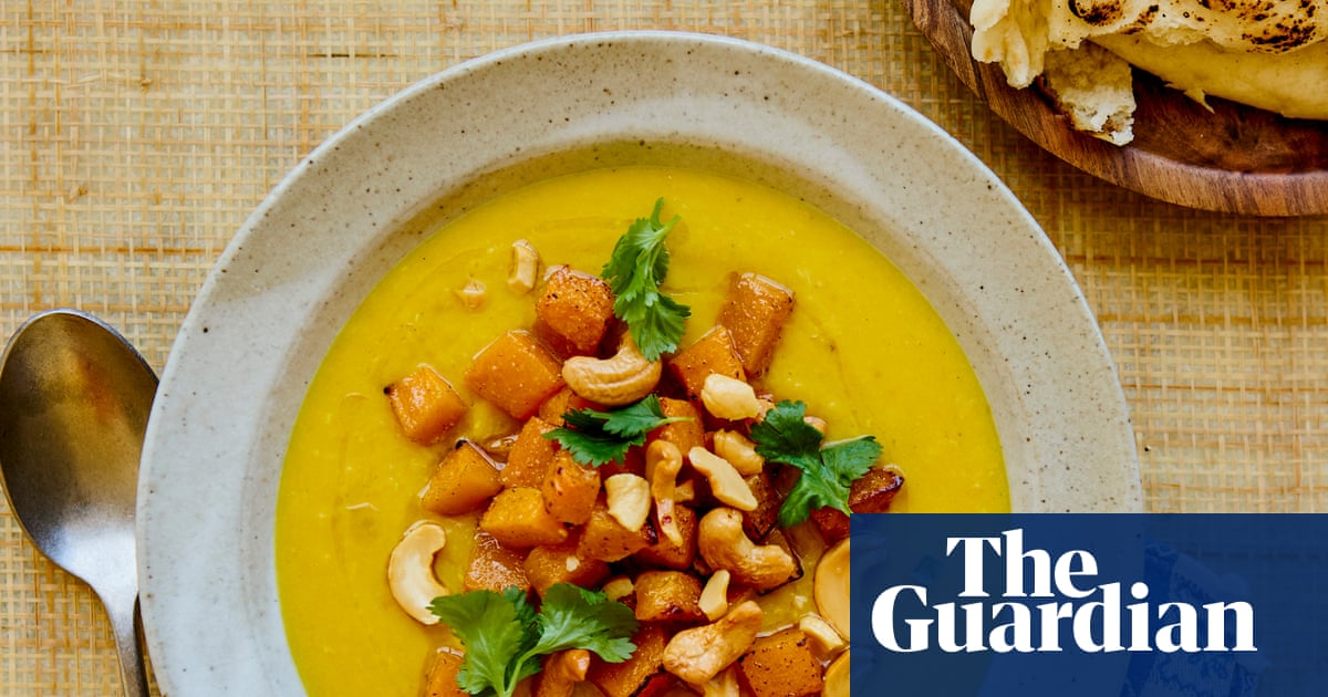 Rukmini Iyer’s quick and easy lime dal with roast squash and chilli cashews – recipe