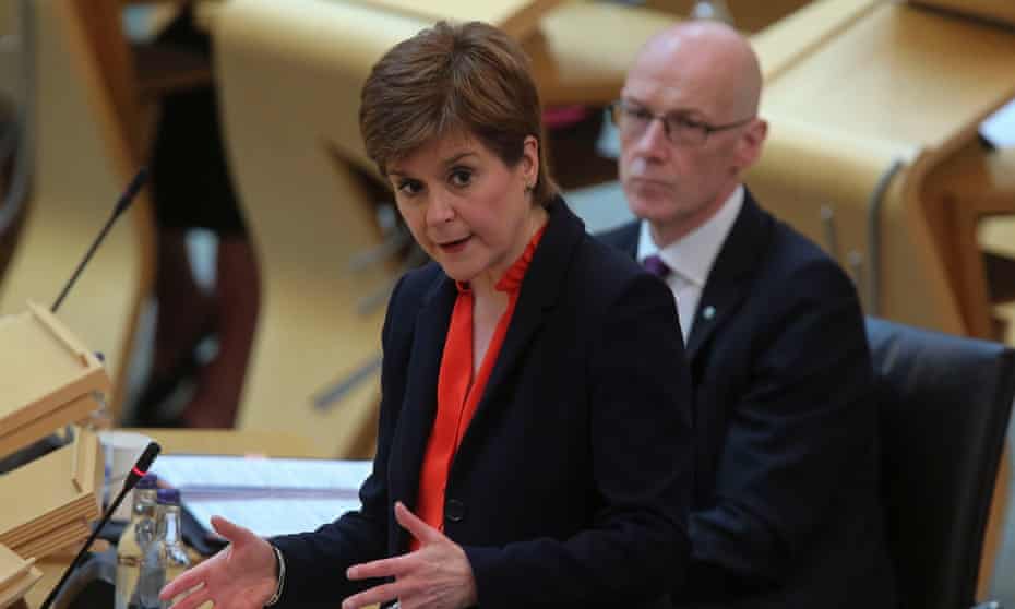 Nicola Sturgeon during first minister’s questions