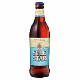 Adnams Sole Star Low Alcohol کم رنگ آبی کهربا کم رنگ 0.5