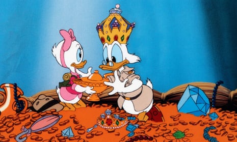 Scrooge McDuck tops the Forbes list of wealthiest fictional characters with $65bn.