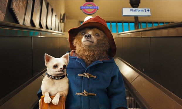A still from the film Paddington, 2014, in which the bear is ‘a benign signifier of welcomed migration’.