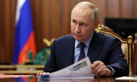 Russian president Vladimir Putin.