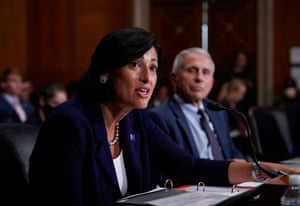 Dr Rochelle Walensky and Dr. Anthony Fauci testify before the Senate health, education, labor and pensions committee.