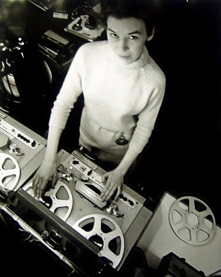 Innovative electronic musician Delia Derbyshire, pictured in about 1965, who wrote the Doctor Who theme.