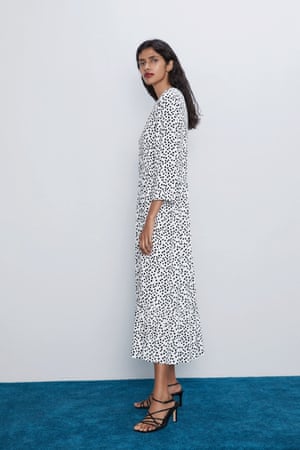 The Zara polka dot printed dress.