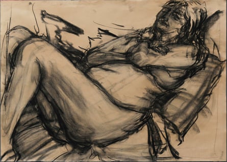 One of the life drawings of professor Mary Beard.