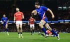 Anthony Jelonch’s try keeps France’s grand slam dreams alive against Wales