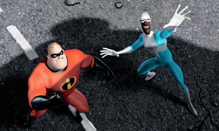 THE INCREDIBLES (2004) ANIMATION MR INCREDIBLE (CHARACTER), FROZONE (CHARACTER) CREDIT DISNEY INCE 001-09BKJG1H THE INCREDIBLES (2004) ANIMATION MR INCREDIBLE (CHARACTER), FROZONE (CHARACTER) CREDIT DISNEY INCE 001-09