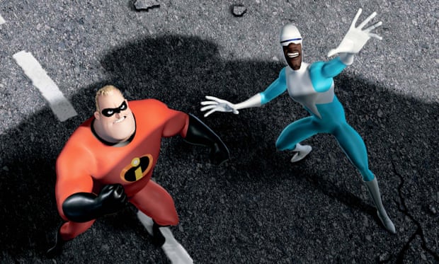 THE INCREDIBLES (2004) ANIMATION MR INCREDIBLE (CHARACTER), FROZONE (CHARACTER) CREDIT DISNEY INCE 001-09BKJG1H THE INCREDIBLES (2004) ANIMATION MR INCREDIBLE (CHARACTER), FROZONE (CHARACTER) CREDIT DISNEY INCE 001-09