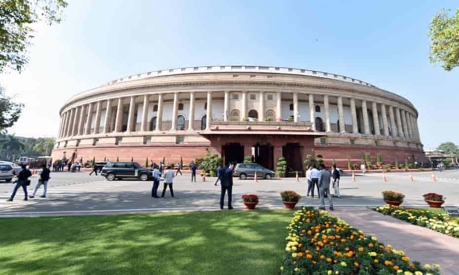 Parliament House, New Delhi, in 2019.