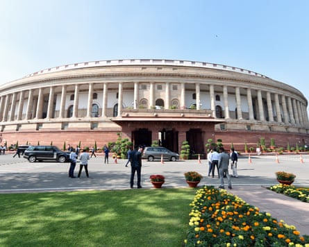 Parliament House in New Delhi.