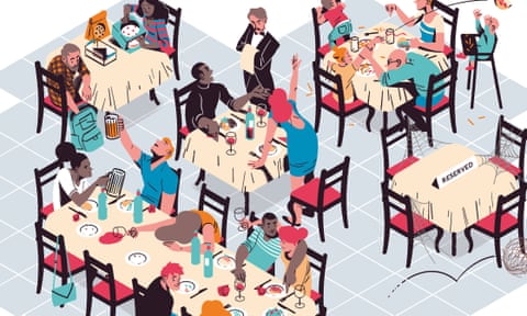 The new rules of dining out: resist table-hogging, tip in cash, don't moan  about cakeage | Restaurants | The Guardian