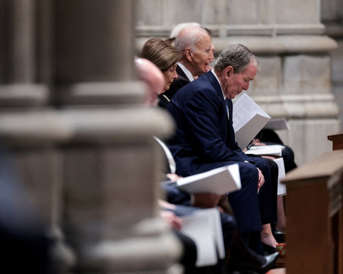 Tears and solemnity at Cheney funeral – but no memorial for those killed in Iraq
