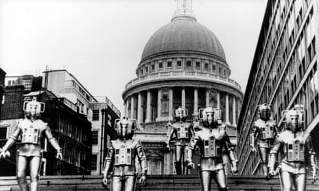 One of Doctor Who’s most famous images – the Cybermen at St Paul’s Cathedral, London.