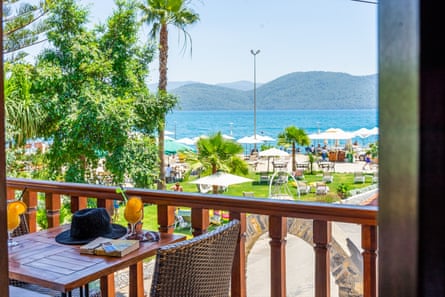 A view from the İskelem hotel.