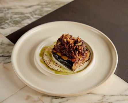 Fenix’s moussaka with Cretan graviera cheese