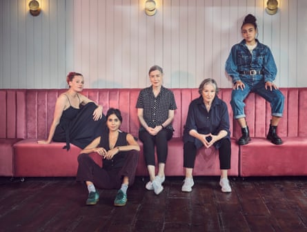 The cast of The Years: Romola Garai, Anjli Mohindra, Gina McKee, Deborah Findlay and Harmony Rose-Bremner.