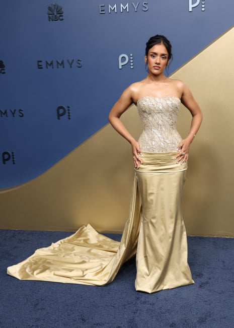 78th Emmy Awards - ArrivalsShabana Azeez at the 78th Emmy Awards held at Peacock Theater on September 14, 2026 in Los Angeles, California. (Photo by Christopher Polk/Deadline via Getty Images)