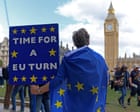 No 10 gathering evidence on public support for UK rejoining EU