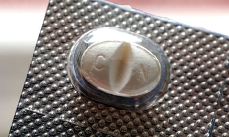 A citalopram tablet, used for depression