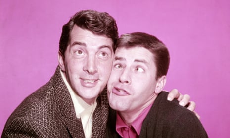 Lewis, right, with Dean Martin in 1955.