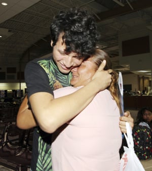 Francisco Galicia is reunited with his mother Sanjuana Galicia at the McAllen, Texas, Central Station. 2000.jpg?width=300&quality=85&auto=forma