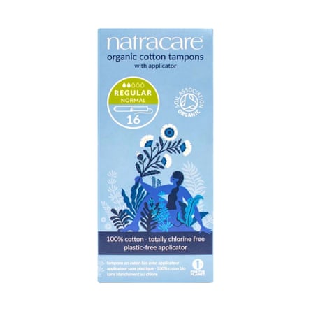 Natracare Regular Organic Cotton Tampons with Applicator